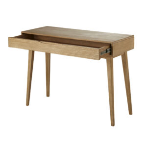 Vintage-Konsole mit 1 Schublade 100x75x42cm Holz Beige Maisons du Monde Möbel Wohnzimmermöbel Konsolentische