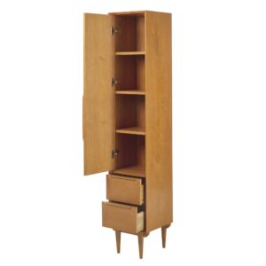 35x180x35cm Holz Braun Maisons du Monde Möbel Badezimmermöbel Bad-Hochschränke