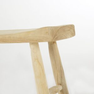 81x45x24cm Holz Beige Maisons du Monde Möbel Esszimmermöbel Sitzbank und Holzbank