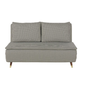 Wohnli Möbelsuche - 2-Sitzer-Bank Clic-Clac mit Hahnentrittmuster