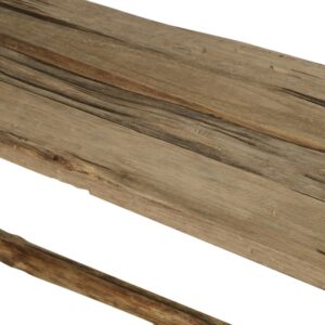 Bank aus braunem Recycling-Eichenholz 98x44x35.5cm Holz Braun Maisons du Monde Möbel Esszimmermöbel Sitzbank und Holzbank