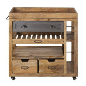 Wohnli Möbelsuche - Küchen Serviertisch aus Holz