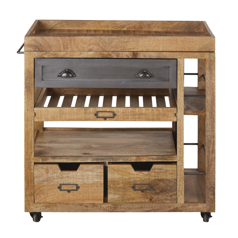 Wohnli Möbelsuche - Küchen Serviertisch aus Holz