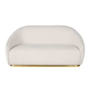 Wohnli Möbelsuche - 2/3-Sitzer-Sofa mit beigefarbenem Bouclé-Stoff