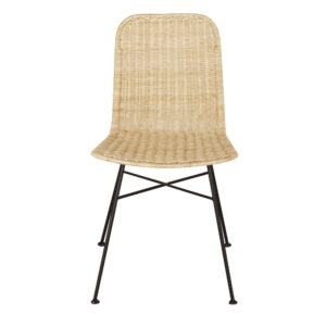 45x81x57.5cm Rohrgeflecht Beige Maisons du Monde Möbel Esszimmermöbel Stühle