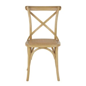 Bistrostuhl aus Bambus und Buche 49x88x56cm Rattan Braun Maisons du Monde Möbel Esszimmermöbel Stühle