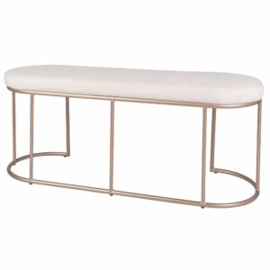 weiß und goldfarbenes Metall