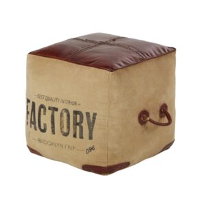 wohnli-moebel-suche-231831-1 45x45.5x45cm Baumwolle Braun Maisons du Monde Sofas und Sessel Sessel, Poufs und Fußbänke Sitzsäcke