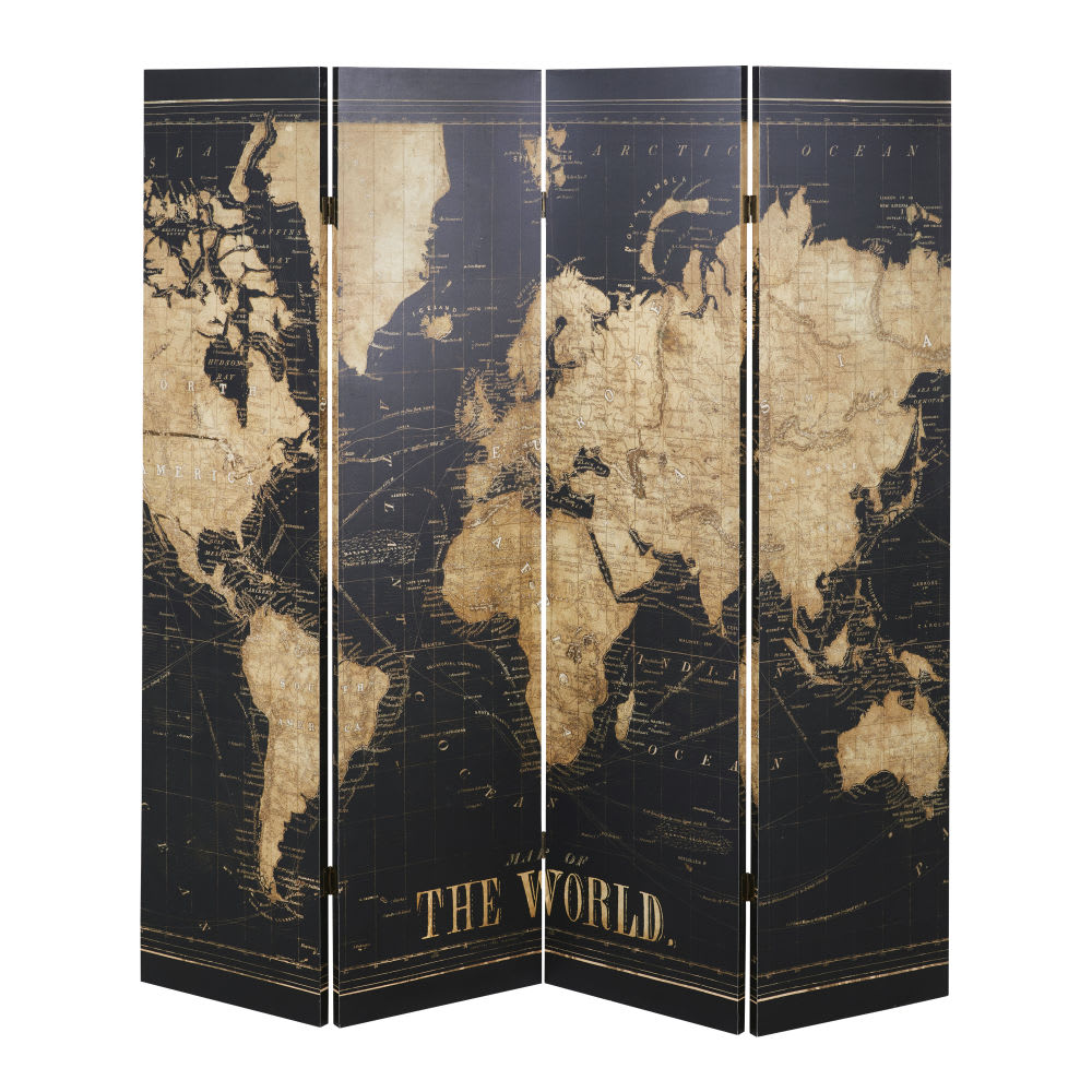 Wohnli Möbelsuche - Raumtrenner mit schwarzem Motiv