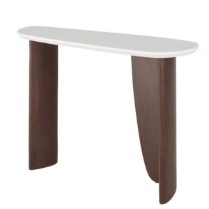 wohnli-moebel-suche-234136-1 Weiße Vintage-Kommode mit Fuß aus Akazienholz 110x78x39cm Holz Braun Maisons du Monde Möbel Wohnzimmermöbel Konsolentische