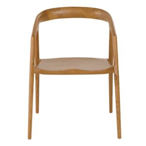 Stuhl aus mittleren Eschenholz 55x75x56cm Holz Braun Maisons du Monde Möbel Esszimmermöbel Stühle