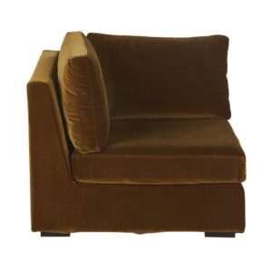 Wohnli Möbelsuche - Eckelement für modulares Sofa aus Samt