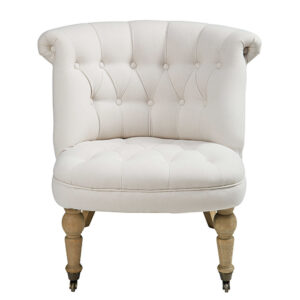 wohnli-moebel-suche-235840-1 Gepolsterter Sessel aus Leinenfarbenen 65x70x66cm Holz Beige Maisons du Monde Sofas und Sessel Sessel, Poufs und Fußbänke Sessel