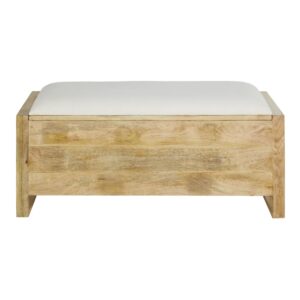 Wohnli Möbelsuche - Truhenbank aus Mangoholz