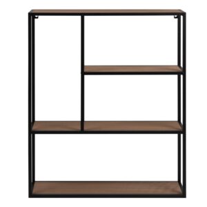 Wohnli Möbelsuche - Wandregal in Beige und Schwarz