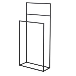 wohnli-moebel-suche-238256-1 Herrendiener aus Metall, schwarz 49.5x110x20.5cm Stahl Schwarz Maisons du Monde Möbel Schlafzimmermöbel Kleiderständer
