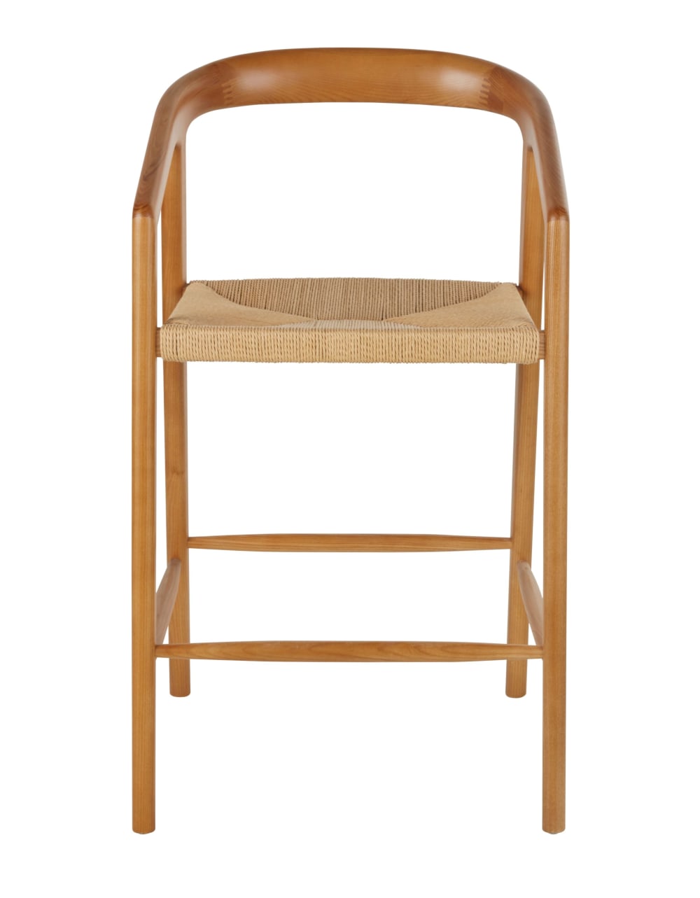 54x94.5x53cm Holz Braun Maisons du Monde Möbel Esszimmermöbel Barhocker