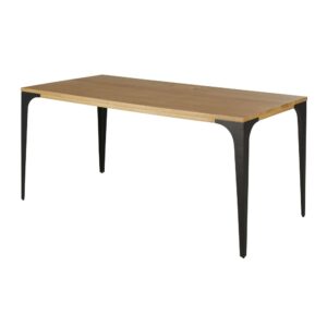 wohnli-moebel-suche-238760-1 Professioneller Schreibtisch aus Mangoholz und schwarzem Metall L160 160x75x80cm Metall Braun Maisons du Monde Möbel Büromöbel Schreibtische
