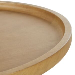 wohnli-moebel-suche-238863-1 Runder Couchtisch aus massivem Mangoholz 80 cm 80x45x80cm Holz Beige Maisons du Monde Möbel Wohnzimmermöbel Couchtische