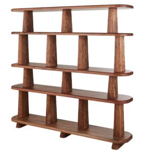 Regal aus massivem Akazienholz 180x180x39cm Holz Braun Maisons du Monde Möbel Wohnzimmermöbel Regale