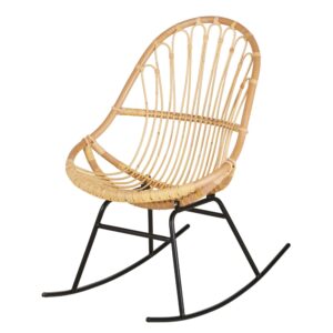 Wohnli Möbelsuche - Schaukelstuhl aus Rattan