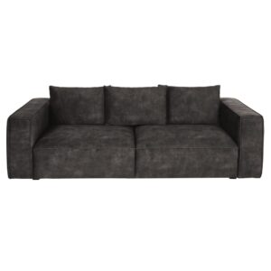 wohnli-moebel-suche-241893 Wohnli Möbelsuche - 4-Sitzer-Sofa mit dunkelgrauem Samtbezug