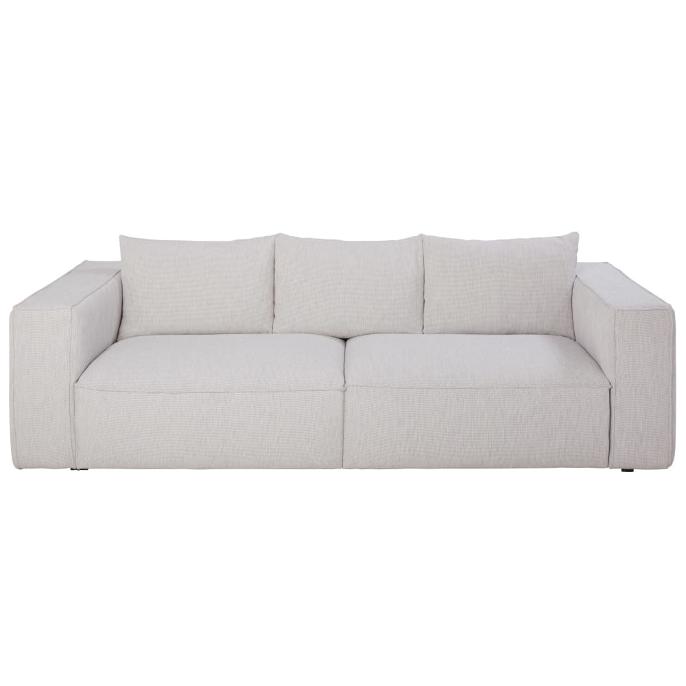 Wohnli Möbelsuche - 3-Sitzer-Sofa hellgrau meliert