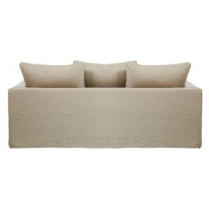 Bezug aus gewaschenem Leinen