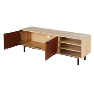 150x53.5x45.5cm Holz Braun Maisons du Monde Möbel Wohnzimmermöbel TV-Möbel