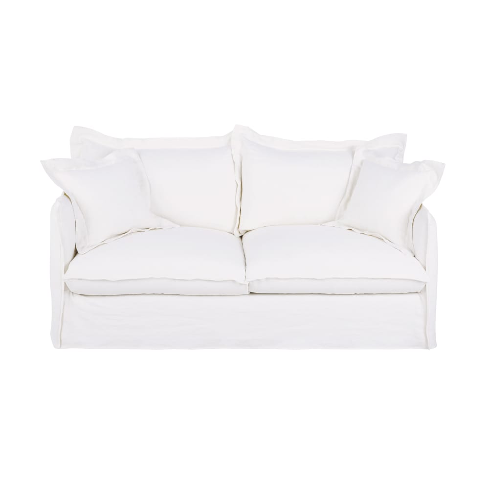 Wohnli Möbelsuche - 3/4-Sitzer-Schlafsofa aus Premiumleinen