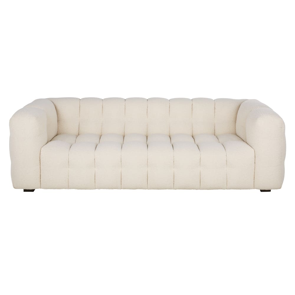Wohnli Möbelsuche - 3/4-Sitzer-Sofa mit Bouclé-Bezug