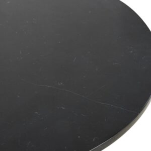 wohnli-moebel-suche-243751-1 Tischplatte für die gewerbliche Nutzung für 2/4 Personen aus schwarzem Marmor D70 70x3x70cm Marmor Schwarz Maisons du Monde Möbel Esszimmermöbel Esstische