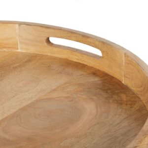 Beistelltisch aus Mangoholz und schwarzem Metall 50x51x50cm Metall Braun Maisons du Monde Möbel Wohnzimmermöbel Beistelltische