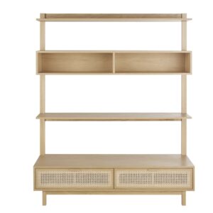 wohnli-moebel-suche-245749 Wohnli Möbelsuche - TV-Schrank mit Regal aus hellem Holz