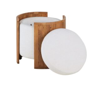 wohnli-moebel-suche-246515-1 45x51x42cm Polyester Weiß Maisons du Monde Sofas und Sessel Sessel, Poufs und Fußbänke Sitzsäcke