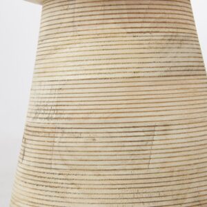 Beistelltisch aus Mangoholz 37x45x37cm Holz Beige Maisons du Monde Möbel Wohnzimmermöbel Beistelltische