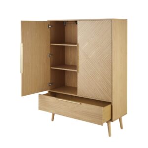 105.6x150x42.5cm Holz Beige Maisons du Monde Möbel Schlafzimmermöbel Schränke