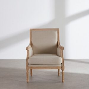 wohnli-moebel-suche-249186-1 Leinensessel 67x91x74cm Holz Beige Maisons du Monde Sofas und Sessel Sessel, Poufs und Fußbänke Sessel