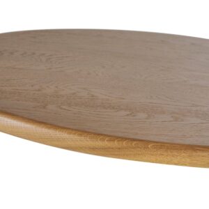 Runde Restaurant-Tischplatte aus Eichenholz D70cm 70x2.5x70cm Holz Braun Maisons du Monde Möbel Esszimmermöbel Esstische