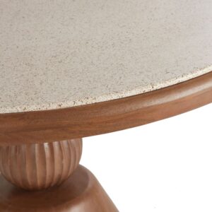 wohnli-moebel-suche-249477-1 Tisch aus massivem Mangoholz für 6 Personen D120cm 120x75x120cm Holz Braun Maisons du Monde Möbel Esszimmermöbel Esstische