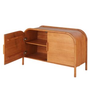 Buffet mit 2 Türen 121x76x45.5cm Holz Braun Maisons du Monde Möbel Esszimmermöbel Sideboards, Highboards & niedrige Anrichten