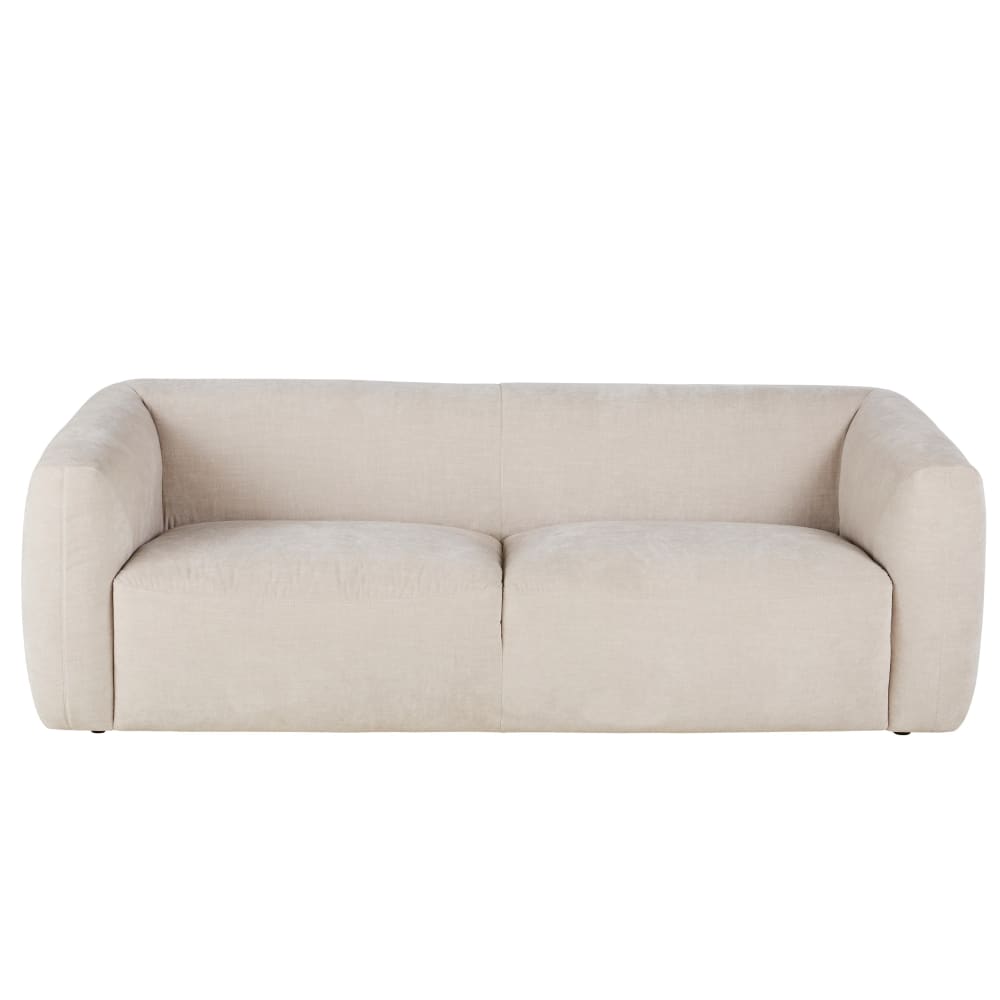 Wohnli Möbelsuche - 3-Sitzer-Sofa aus recyceltem Samt