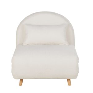 Wohnli Möbelsuche - Schlafsessel mit Bouclé-Bezug