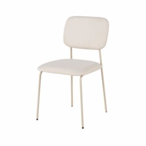 45.5x83x54.5cm Polyester Beige Maisons du Monde Möbel Esszimmermöbel Stühle