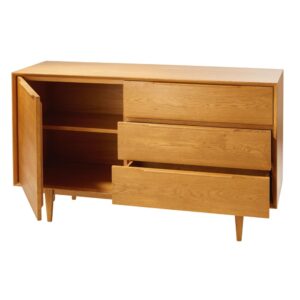 wohnli-moebel-suche-249924-1 Vintage Sideboard 130 cm 130x75x41cm Spanplatte Braun Maisons du Monde Möbel Esszimmermöbel Sideboards, Highboards & niedrige Anrichten