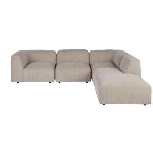 Wohnli Möbelsuche - Eck-Sofa für 4-5 Personen mit Stoffbezug