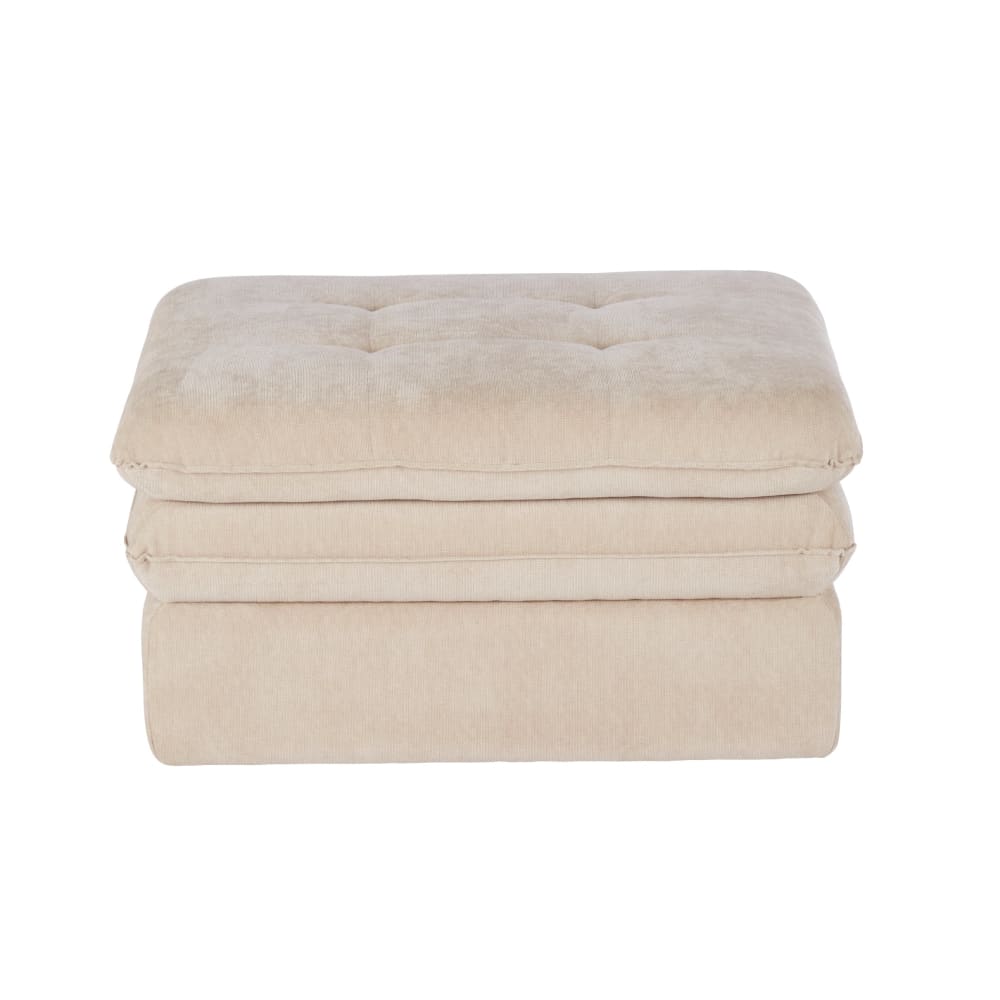 Wohnli Möbelsuche - Pouf mit Stauraum aus massivem Holz