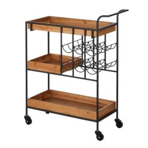 braun und schwarz