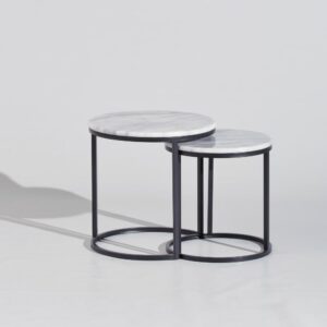 45x45x45cm Metall Weiß Maisons du Monde Möbel Wohnzimmermöbel Beistelltische