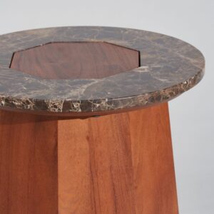 35x50x35cm Marmor Braun Maisons du Monde Möbel Wohnzimmermöbel Beistelltische